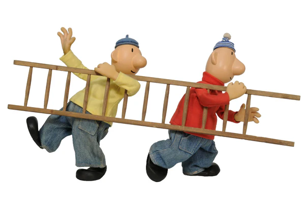 Illustration av Pat och Mat – symboliserar DIY på ett humoristiskt sätt